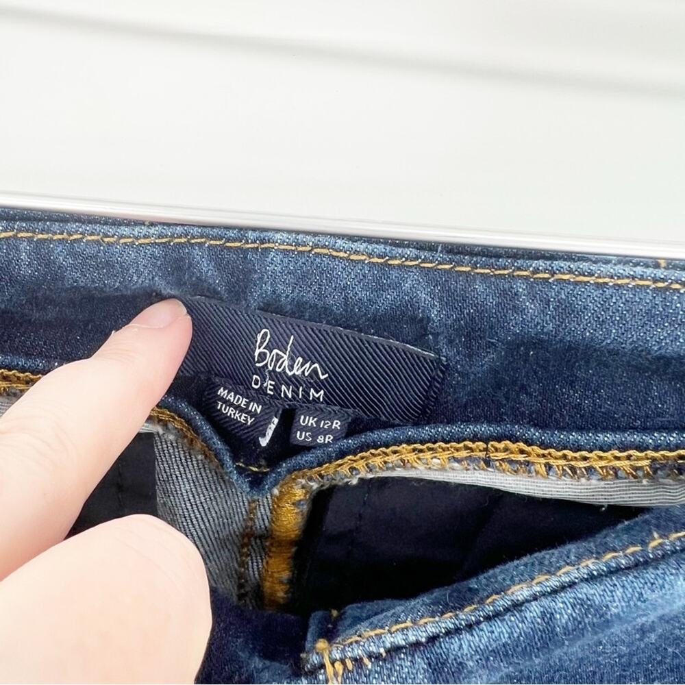 Boden Button Front Relaxed Fit Berkeley Jeans 8 B… - image 6